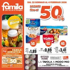 Anteprima Volantino Famila	 valida dal 22/01/2026