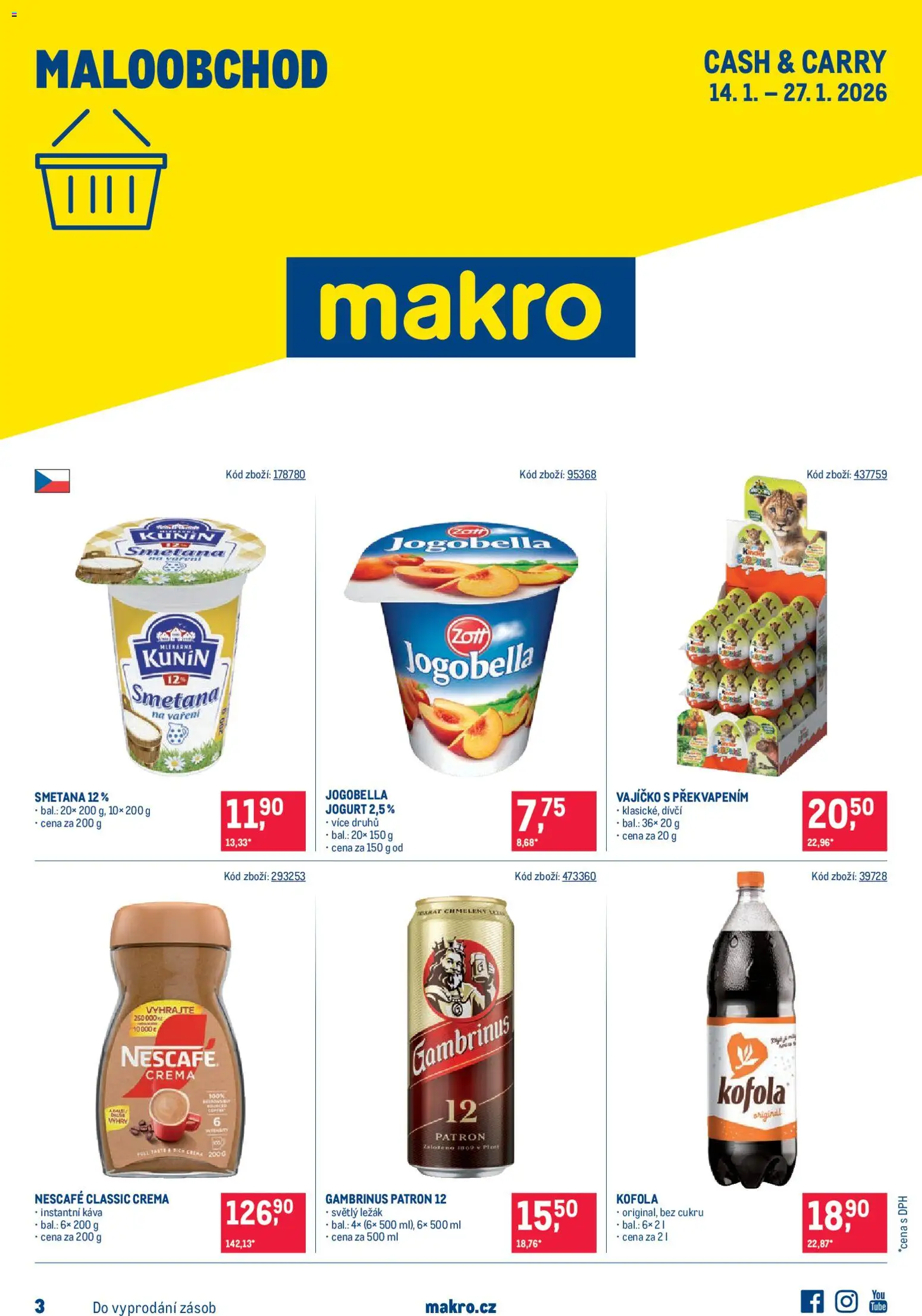 Makro leták - Maloobchod - strana 1- platný od 14.01.2026