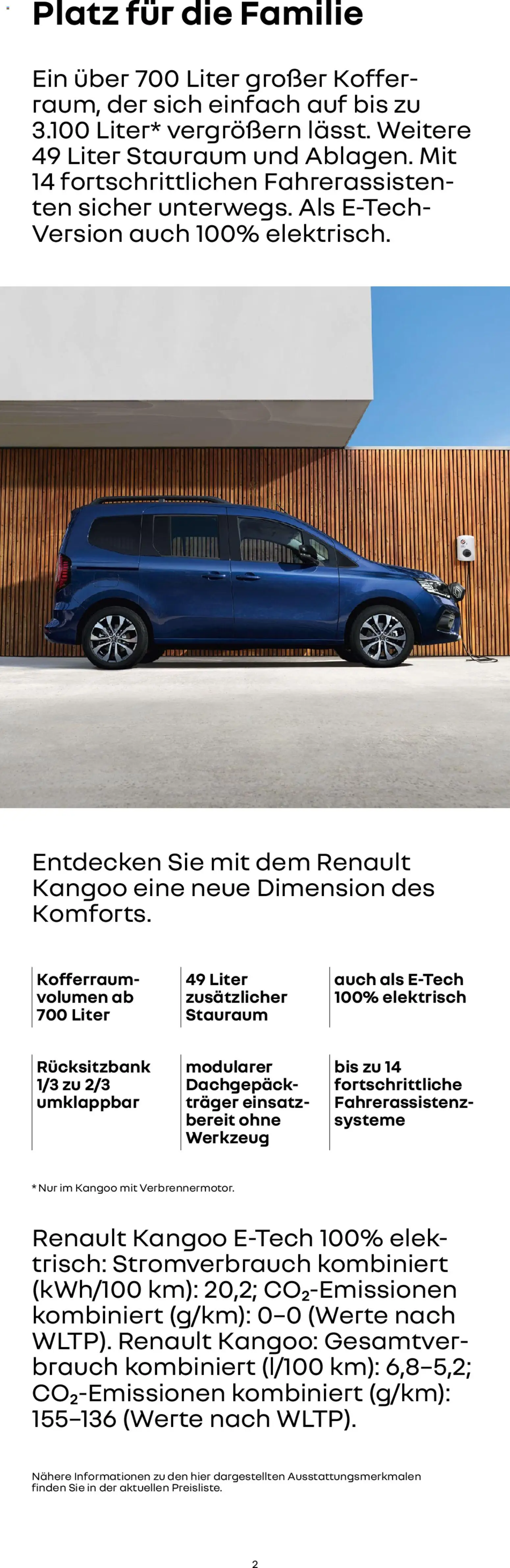 Renault Kangoo - Seite 2 - gültig ab 14.01.2026