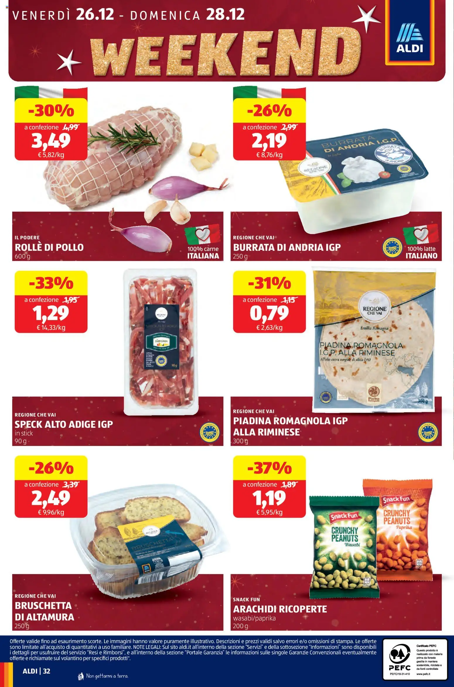 Volantino Aldi	 - pagina 32 - valido dal 22/12/2025
