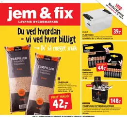 Forhåndsvisning Jem & fix - Tilbudsavis gyldig fra 26/10/2025