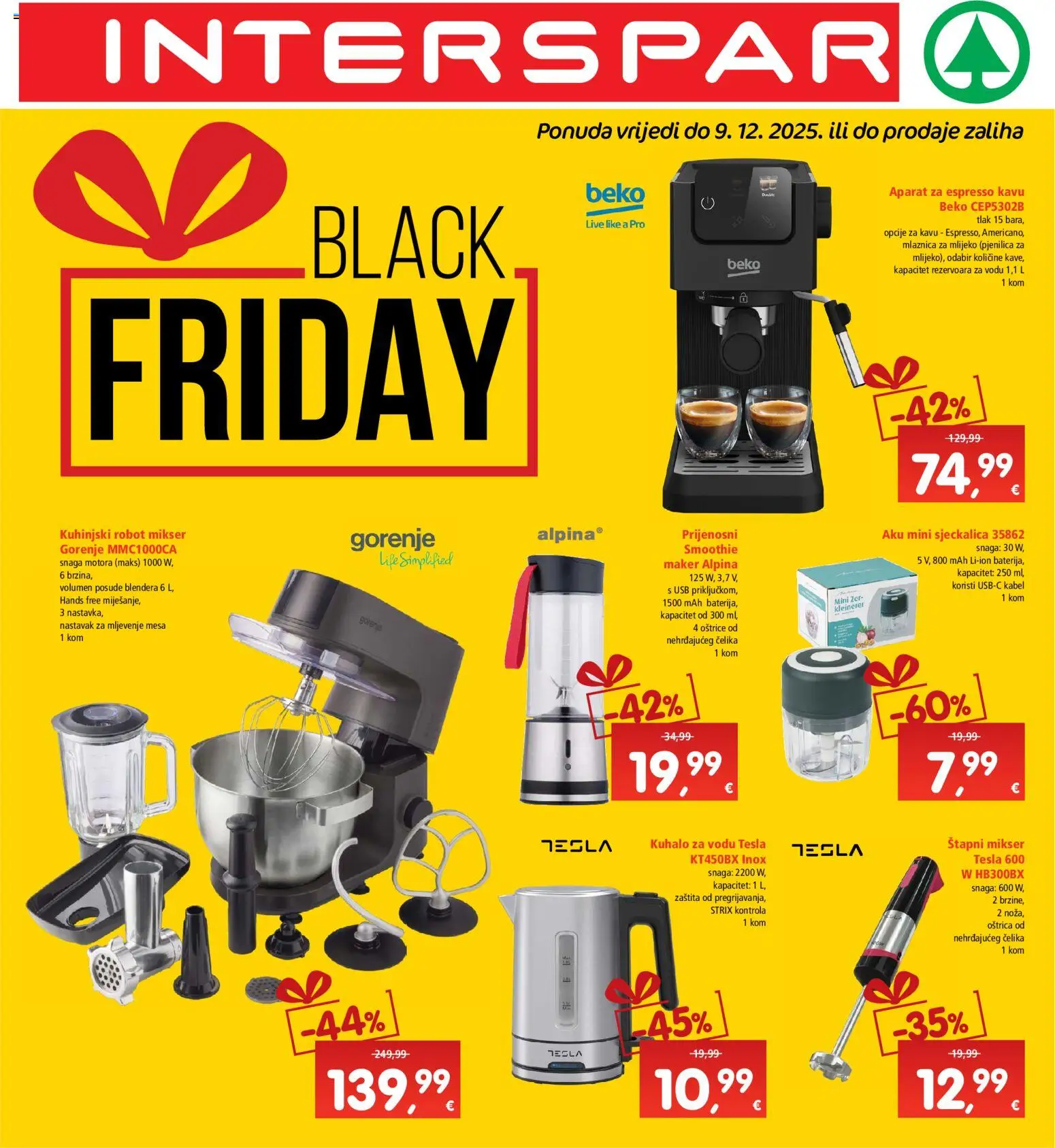 Black Friday Interspar - stranica 1- važeći od 26.11.2025