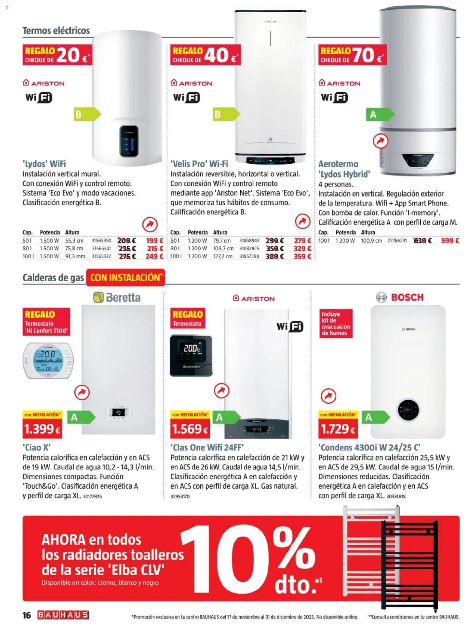 Bauhaus folleto - Página de 16 - Válido desde 17/11/2025