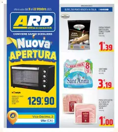 Anteprima ARD Discount Nuova Apertura Uta catalogo valida dal 09/10/2025