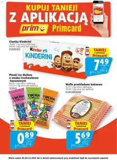 Podgląd Prim Market Promocje - Primcard ważny od 30.10.2025