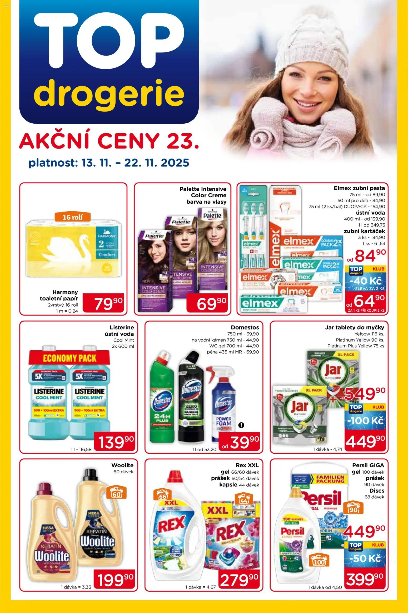 Top drogerie leták - strana 1- platný od 13.11.2025