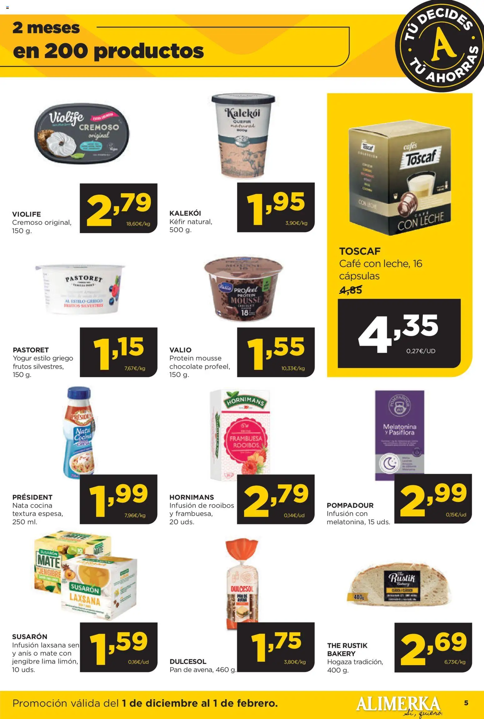 Alimerka folleto - Página de 5 - Válido desde 01/12/2025