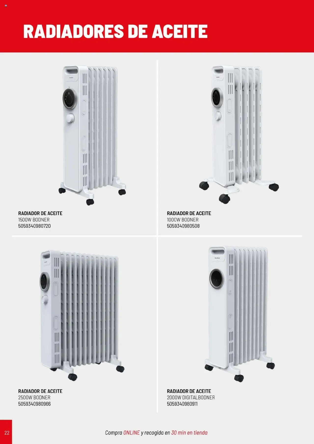 Brico Depôt - Catálogo Calefacción - Página de 22 - Válido desde 21/10/2025