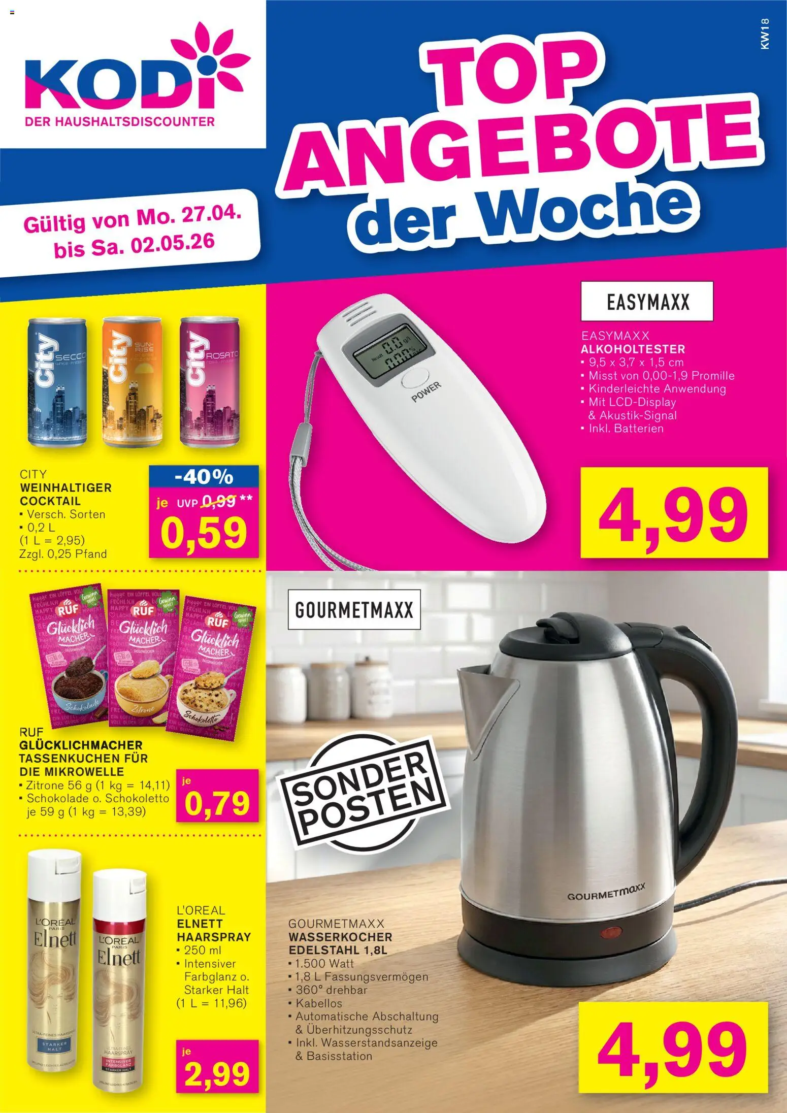 KODi Prospekt 	 - Seite 1 - gültig ab 27.04.2026