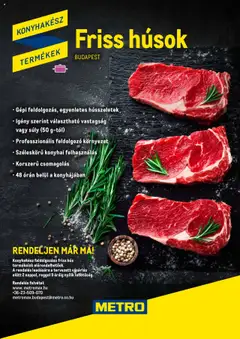 Előnézet Metro - Konyhakész Húsok Budapest katalógus érvényes 2024.05.03.-tól