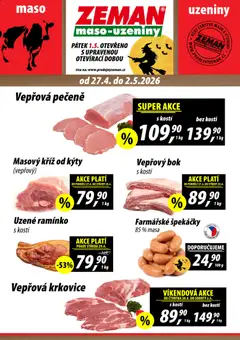 Náhled Prodejny Zeman leták platný od 27.04.2026