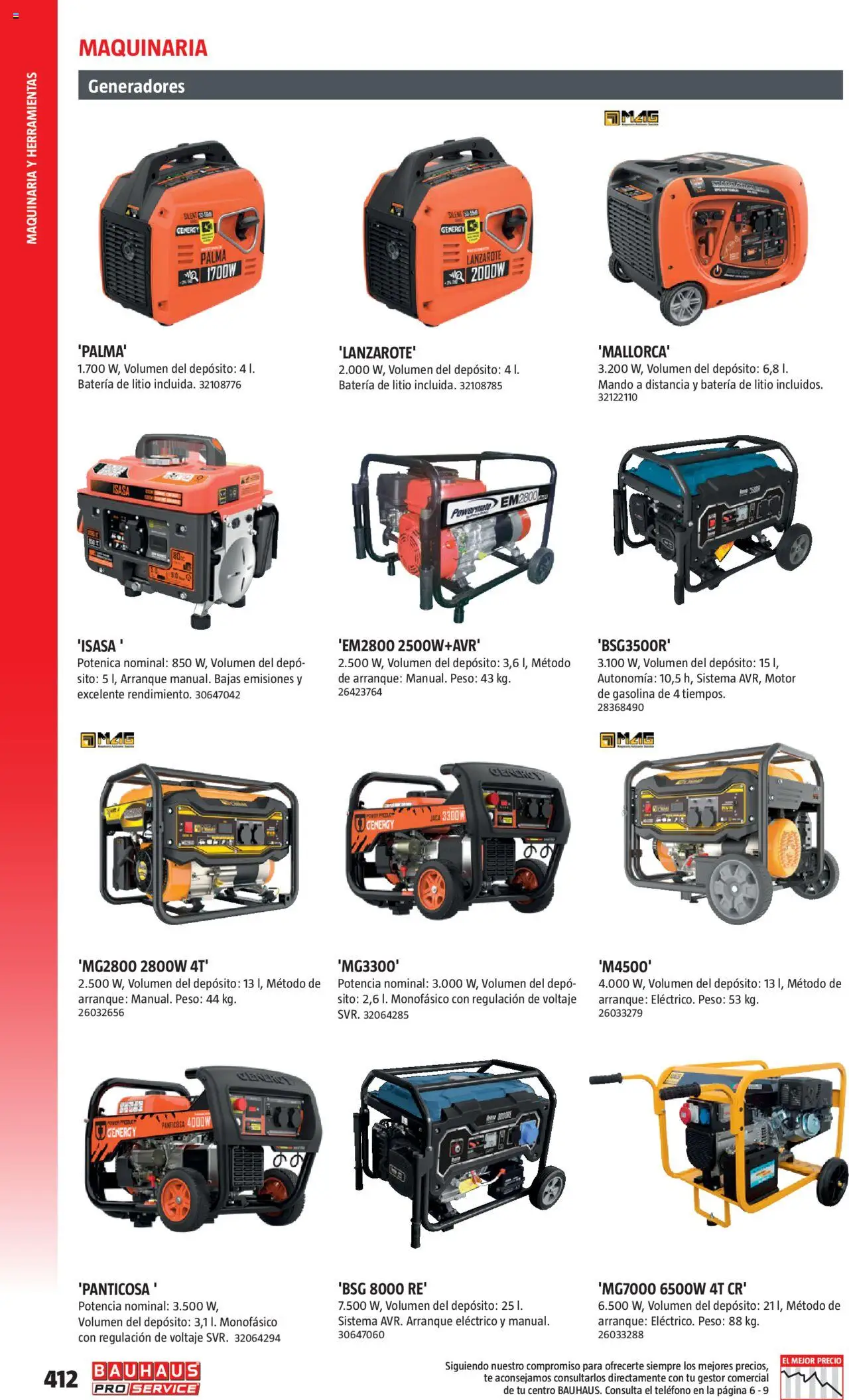 Bauhaus - ProService  - Página de 412 - Válido desde 24/02/2025