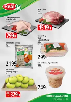 Előnézet Reál Bevásárló hétvége - Kisalföld érvényes 2026.01.15.-tól