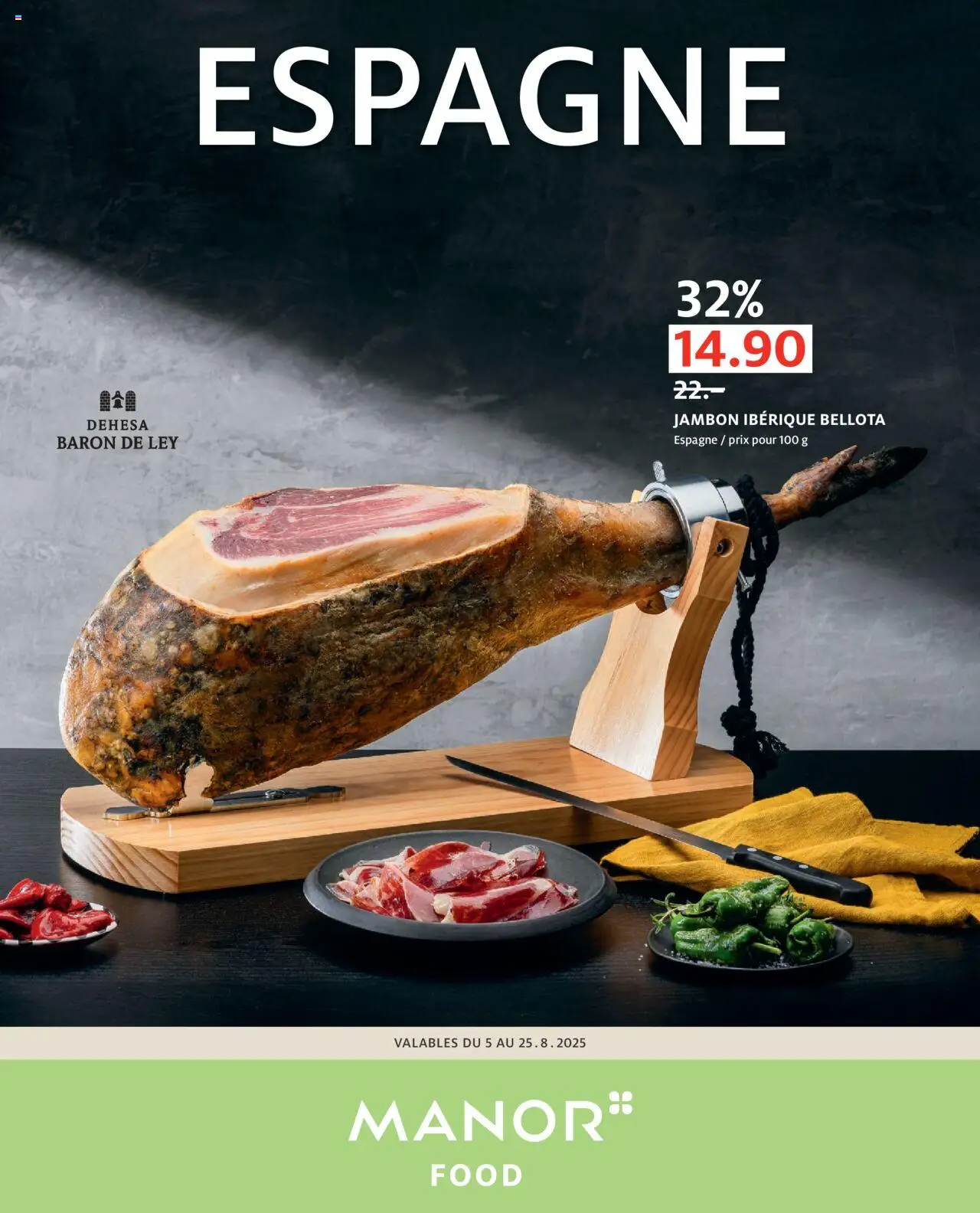 Manor - Aktionen Espagne - Seite 1- gültig ab 05.08.2025