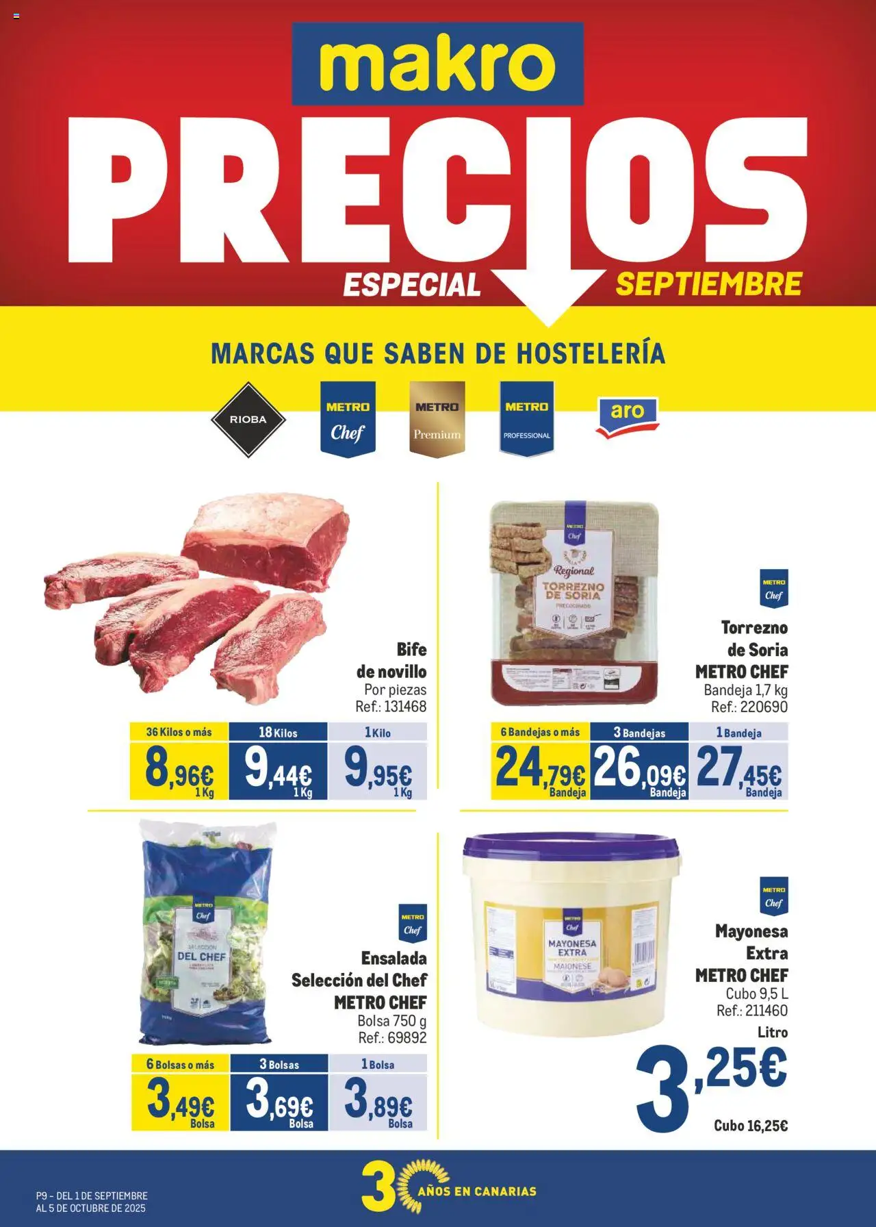 Makro -  Precios Canarias - Página de 1 - Válido desde 01/09/2025