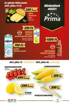 Előnézet CBA Príma Akciós újság érvényes 2025.07.17.-tól