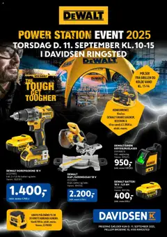 Forhåndsvisning Davidsen - Dewalt Event Ringsted gyldig fra 11/09/2025