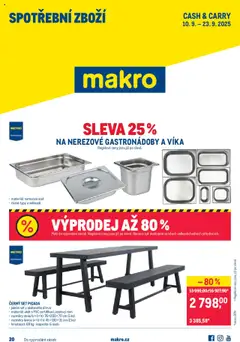 Náhled Makro leták - Spotřební zboží platný od 10.09.2025