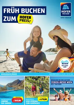 Vorschau Hofer Reisen Flugblatt gültig ab 31.12.2025