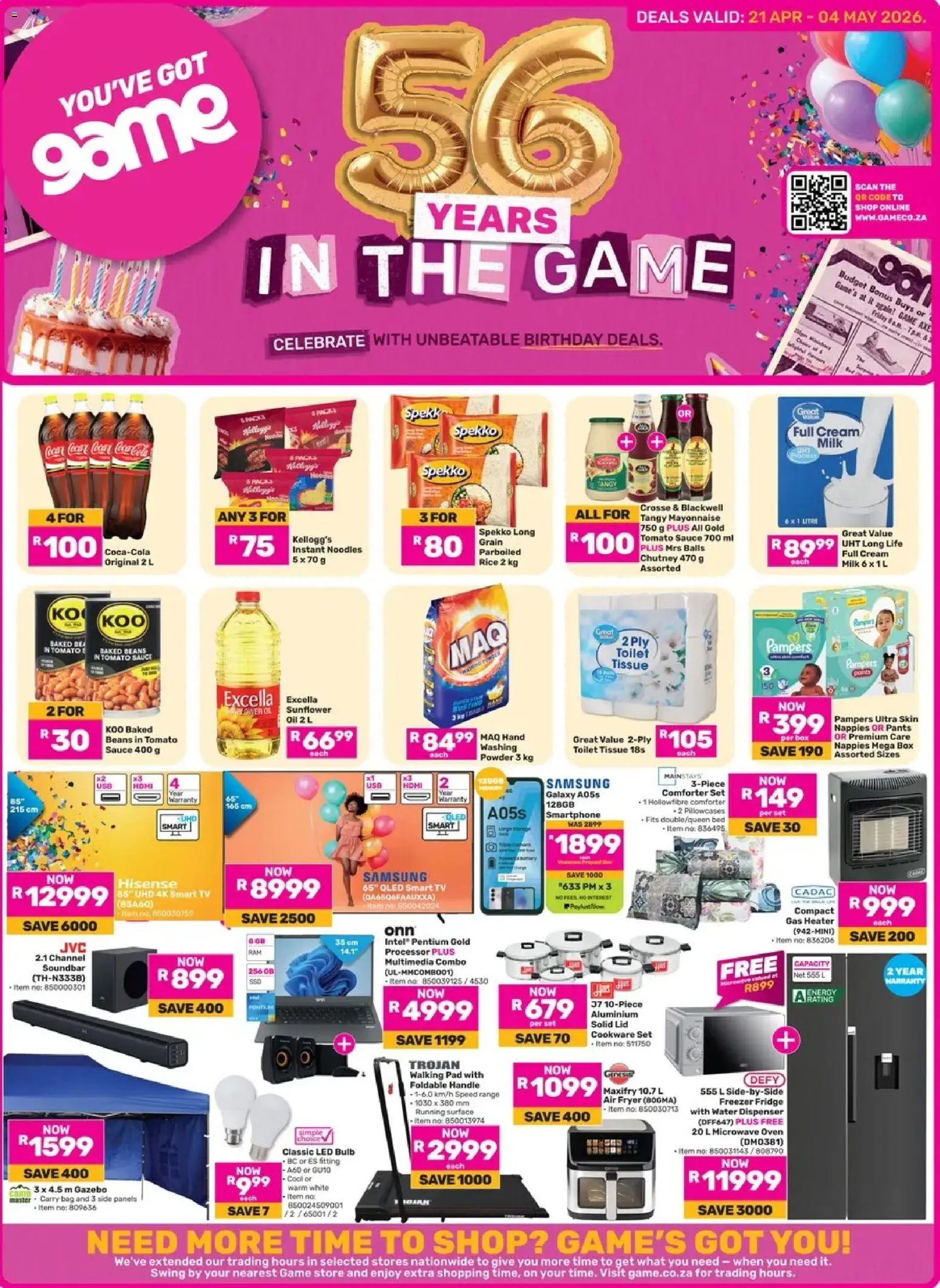 Game Specials - page 1- valid from 21/04/2026