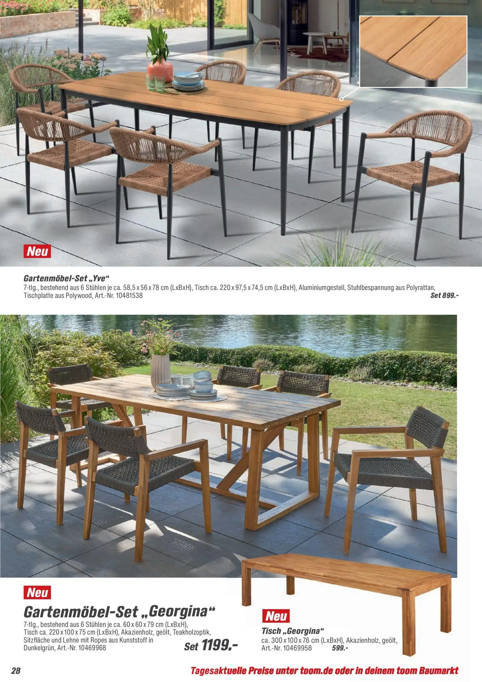Toom Baumarkt  Gartenmöbel & Solar-Leuchten 2026 - Seite 28 - gültig ab 01.01.2026