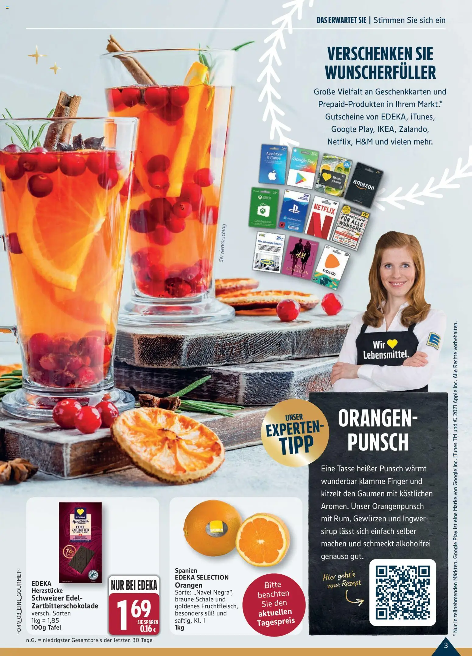 Edeka Weihnachtsbroschüre - Seite 3 - gültig ab 01.12.2025