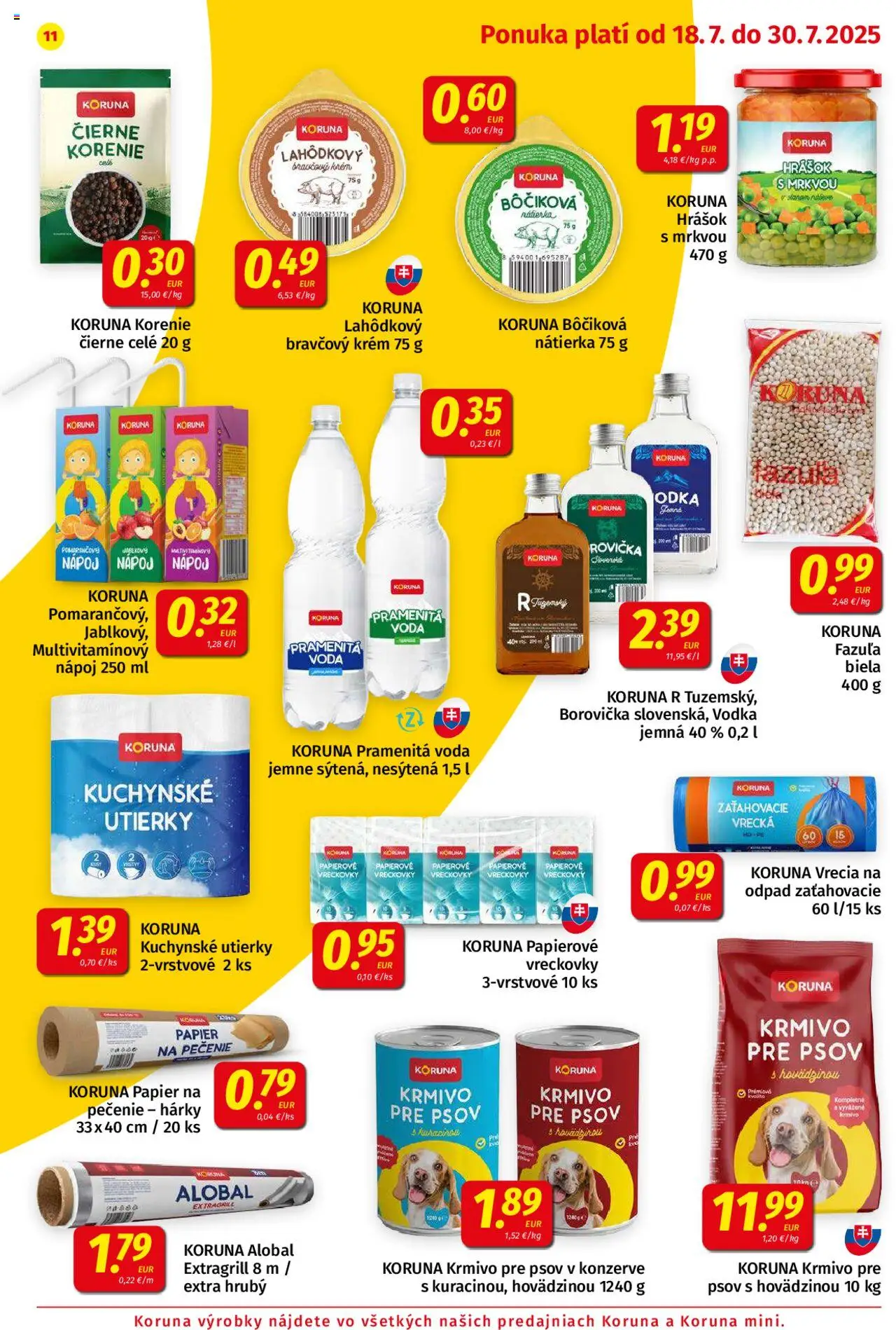 Koruna leták - strana 11- platný od 18.07.2025