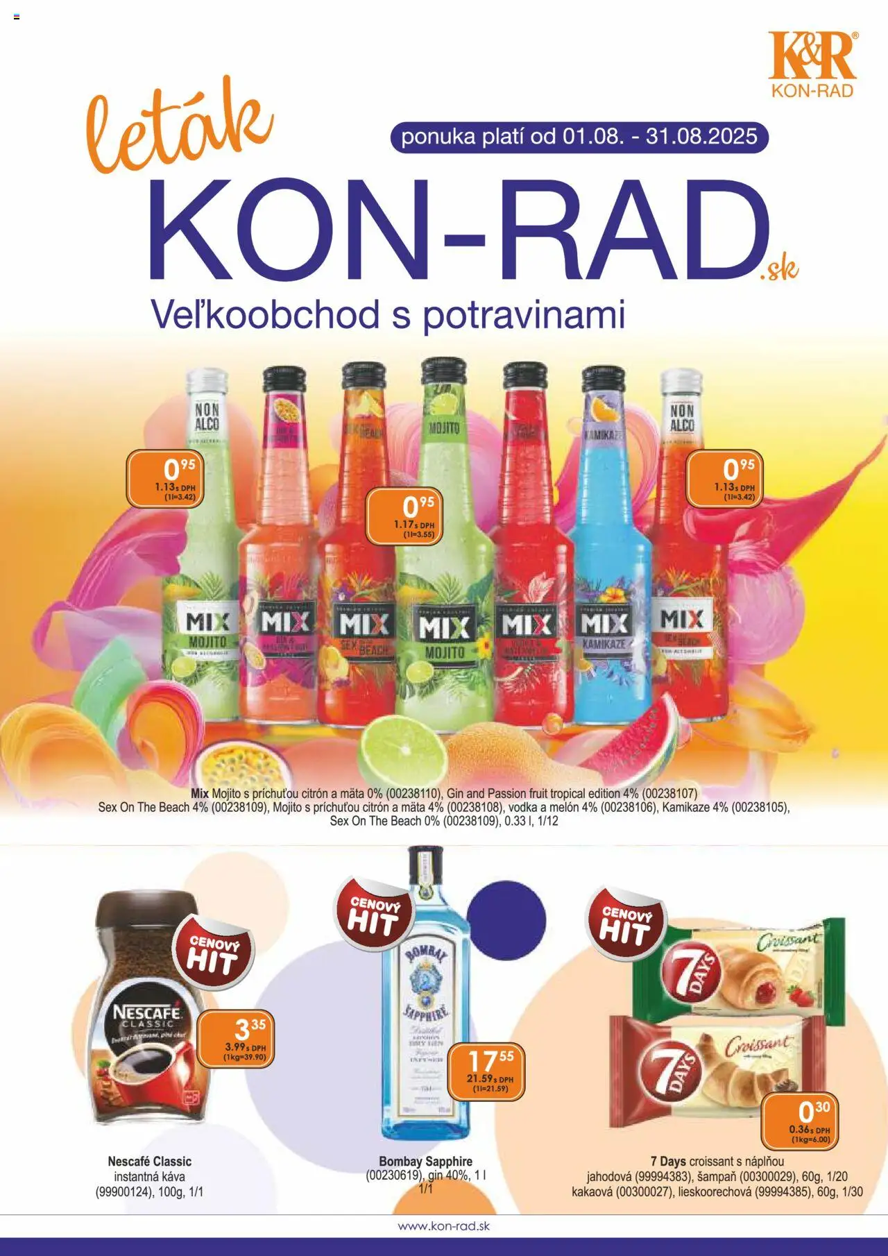 KON - RAD leták - strana 1- platný od 01.08.2025