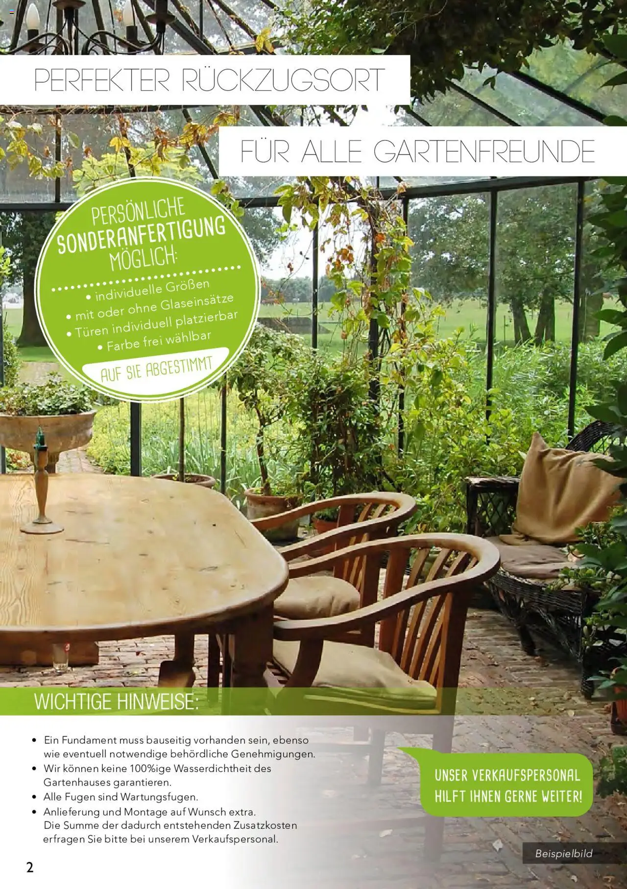 Rahaus Prospekt Gartenhäuser - Seite 2 - gültig ab 01.09.2022