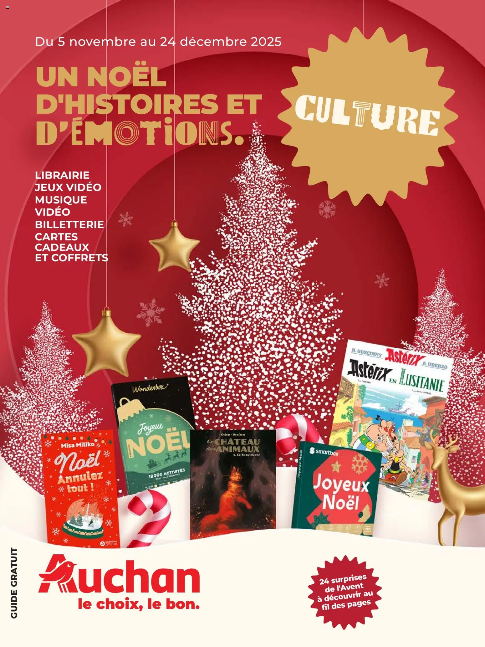 Auchan - Un Noël d'histoires et d'émotions - page 1 - valable à partir du 05/11/2025