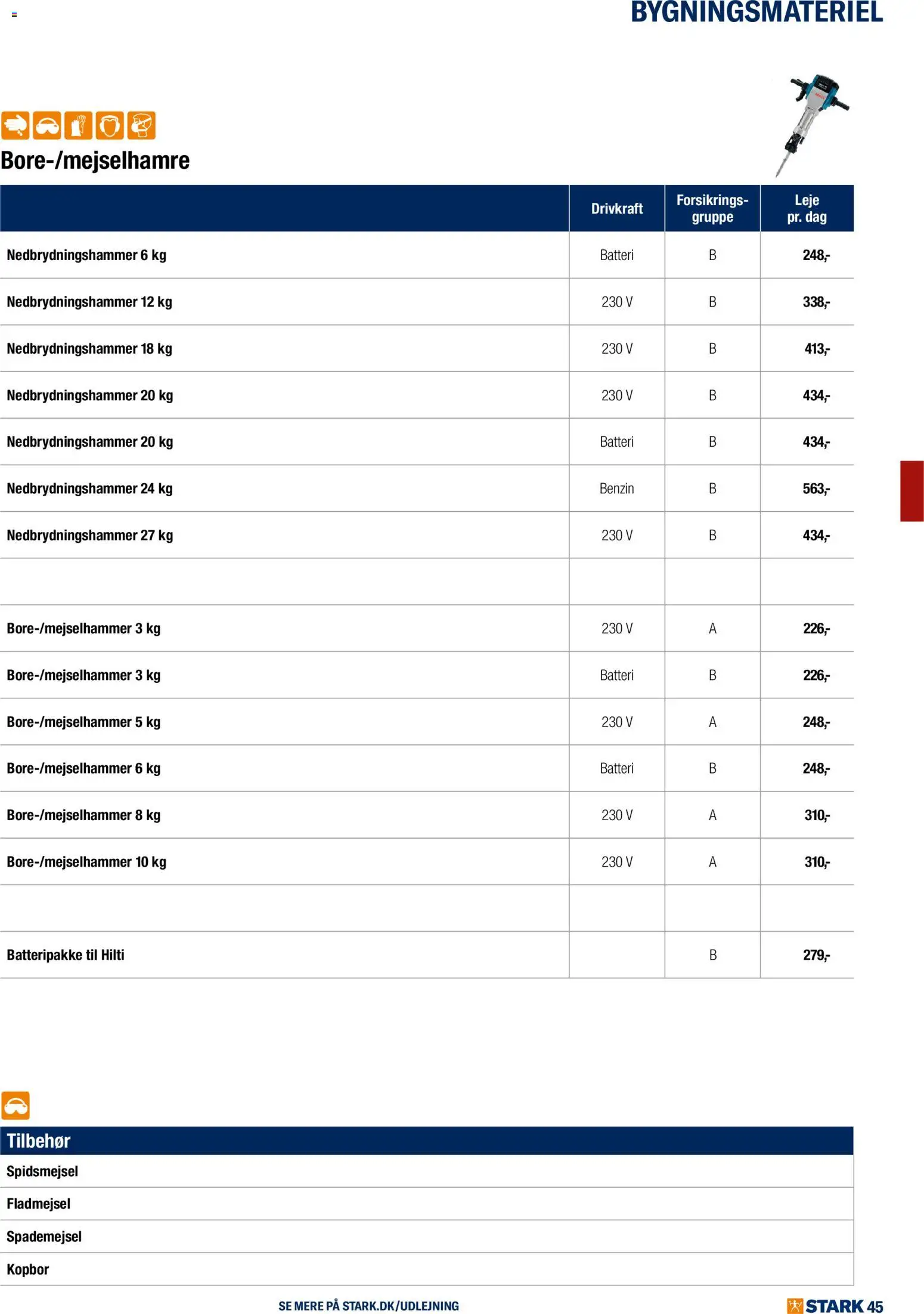 Stark - Kom og lej med os - page 45- valid from 01/01/2026