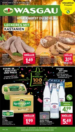 Vorschau Wasgau Prospekt 	 gültig ab 13.10.2025