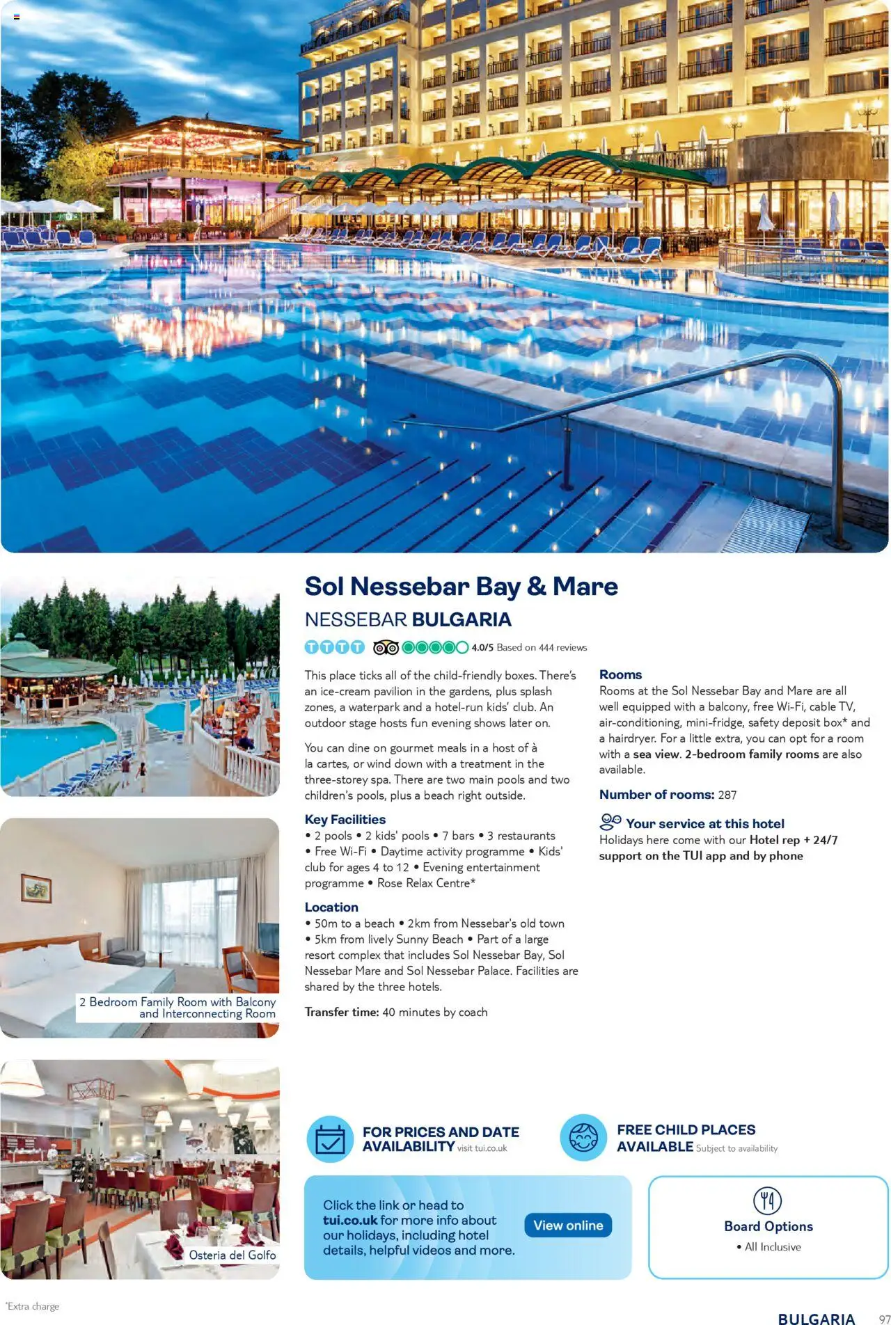 TUI - Turkey & Bulgaria - page 97- valid from 01/05/2025