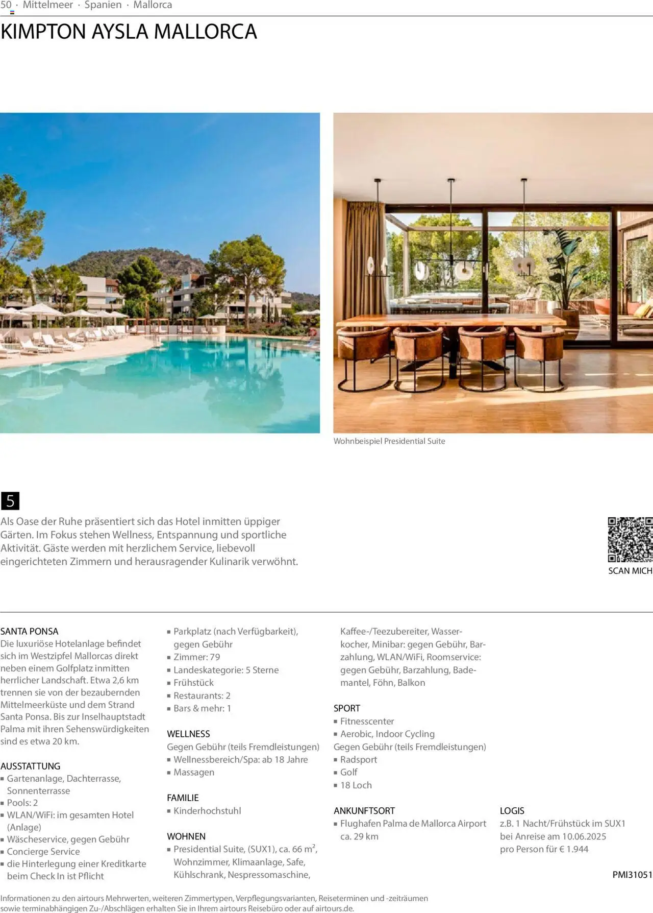 TUI airtours Katalog  Westliches Mittelmeer 2025 - Seite 50 - gültig ab 01.04.2025