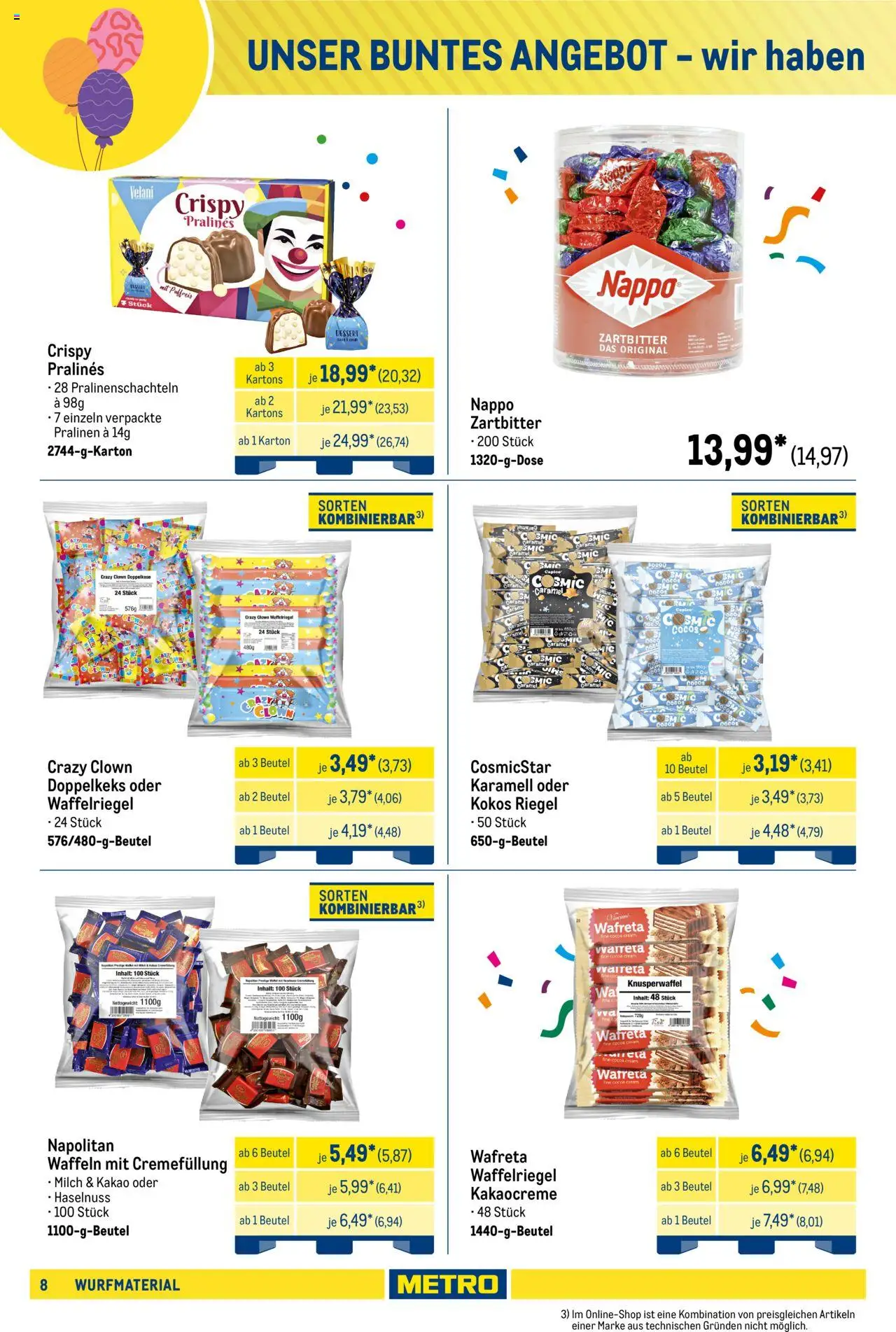 Metro Wurfmaterial Karneval - Seite 8 - gültig ab 01.10.2025