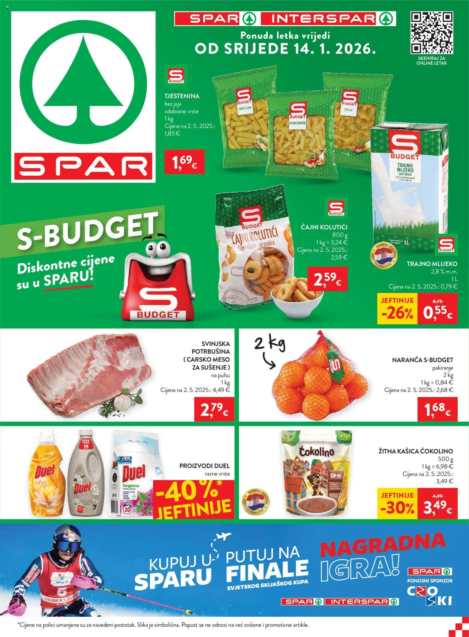 Katalog Spar - stranica 1- važeći od 14.01.2026