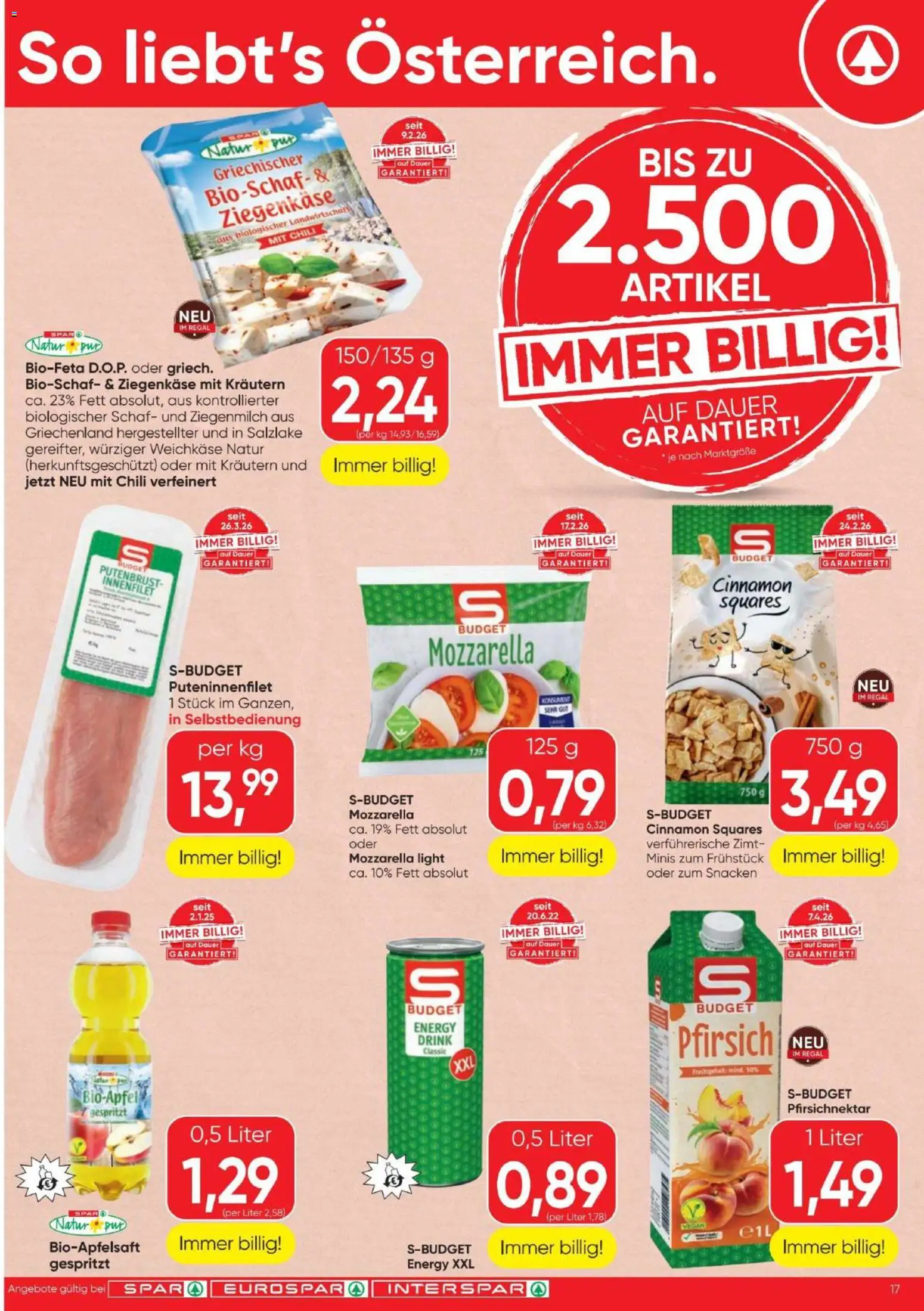 Spar - Flugblatt - page 17- valid from 09.04.2026