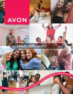 Előnézet Katalógus AVON 2026 márciusi érvényes 2026.03.01.-tól