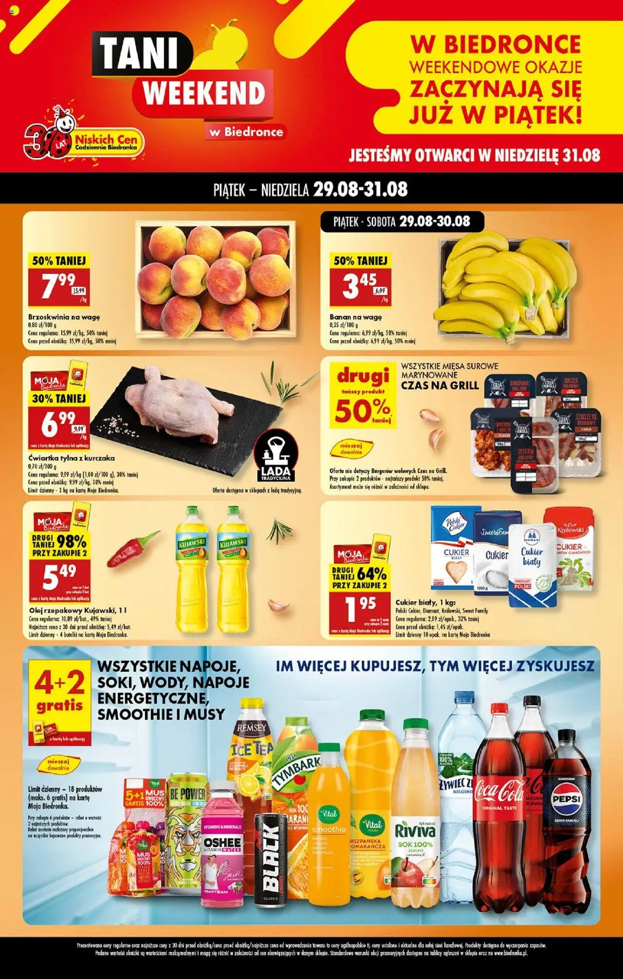 Biedronka gazetka - Tani weekend - strona 1- ważny od 29.08.2025