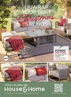 Preview House and Home Botswana Christmas Catalogue valid from 10/11/2025