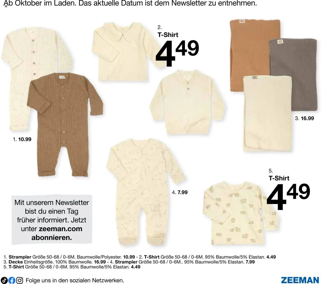 Zeeman Babyprospekt - Seite 13 - gültig ab 18.07.2025