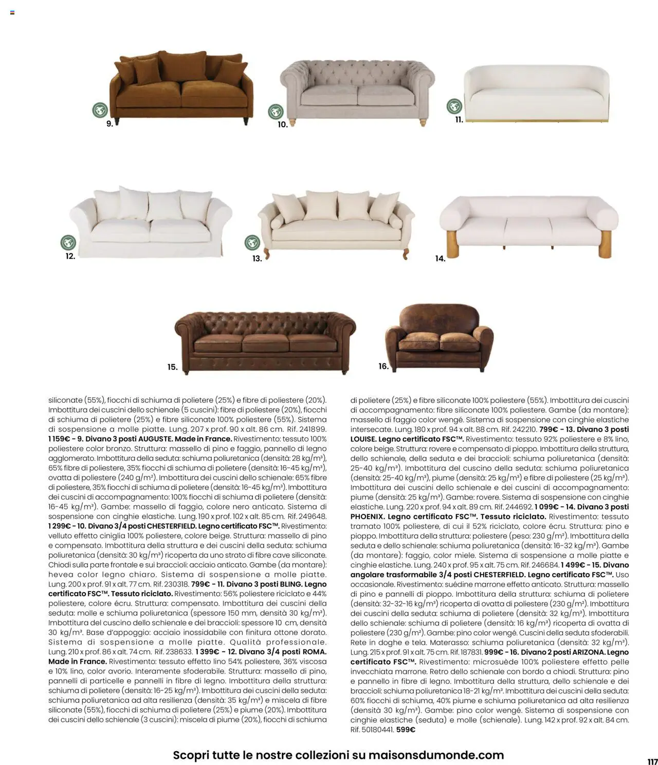 Volantino Maisons du Monde	 - pagina 117 - valido dal 27/08/2025