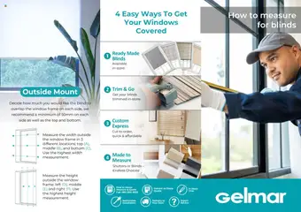 Preview Gelmar How to Measure for Blinds valid from 01/05/2025