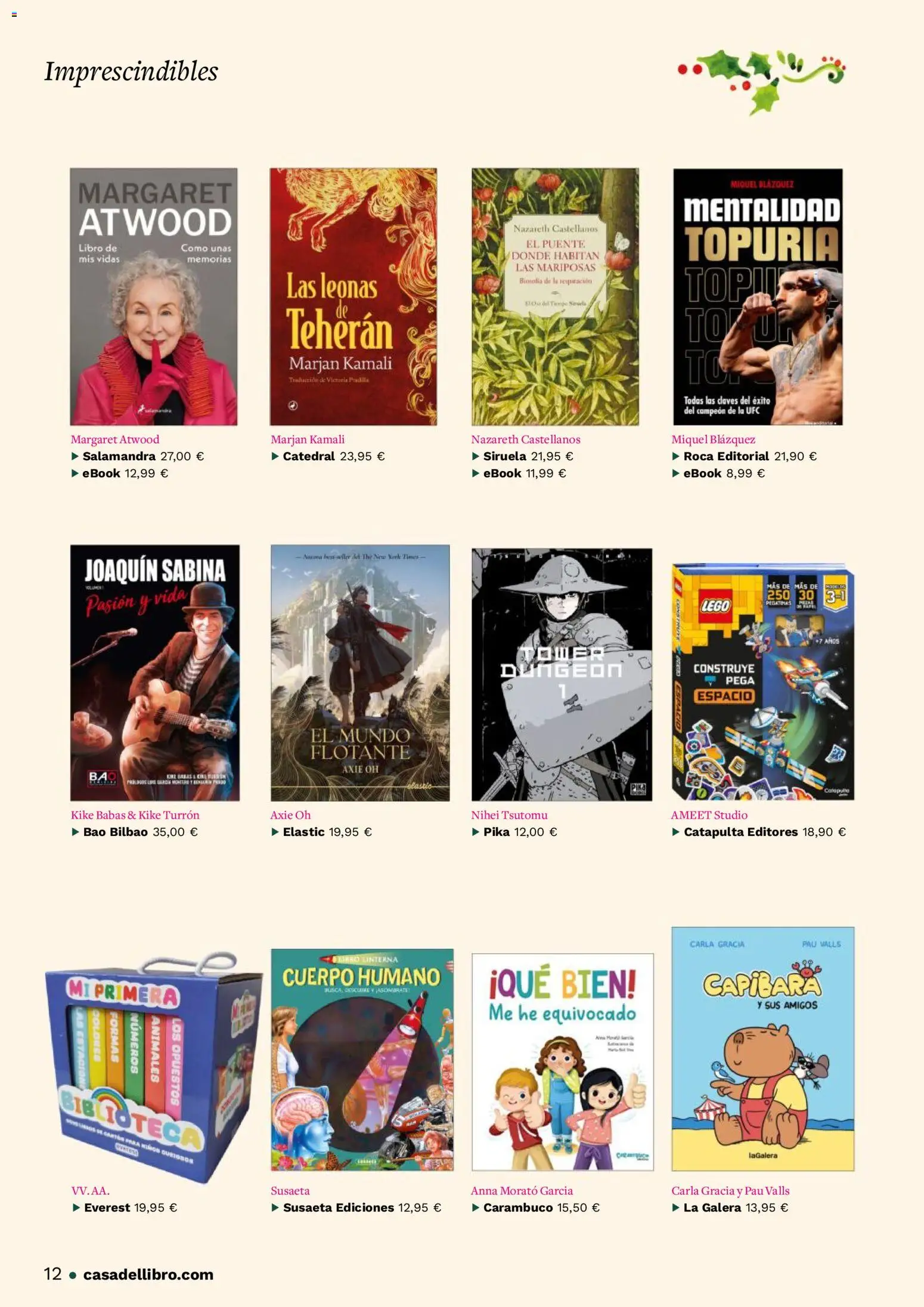 Casa del libro folleto - Página de 12 - Válido desde 01/11/2025