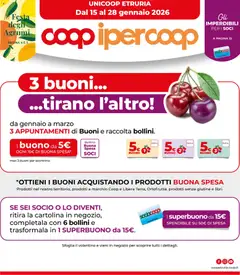 Anteprima Ipercoop Umbria catalogo valida dal 15/01/2026