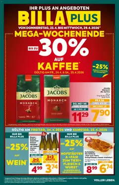 Vorschau Billa Plus Flugblatt gültig ab 23.04.2026