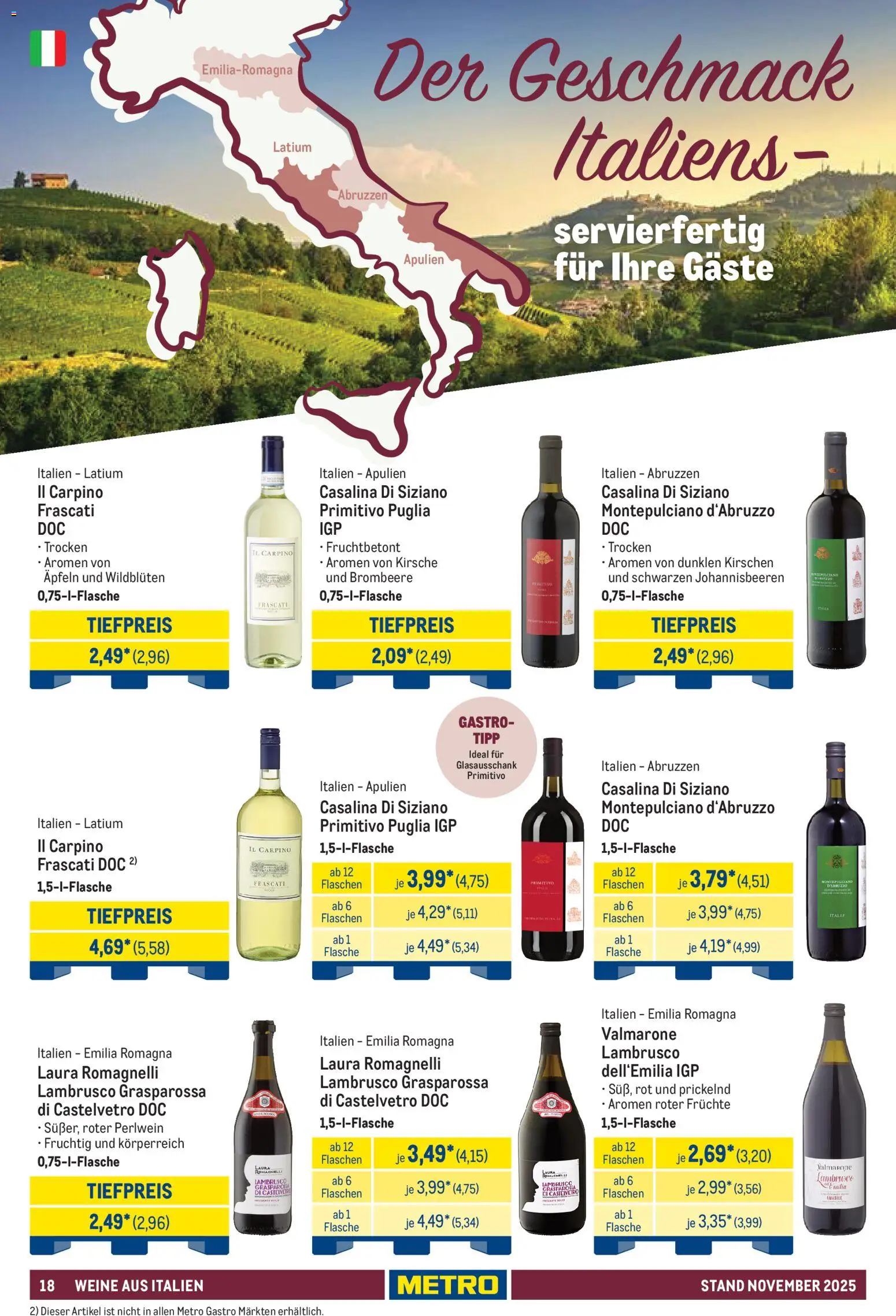 Metro - Hauswein-Katalog - Seite 18 - gültig ab 12.11.2025