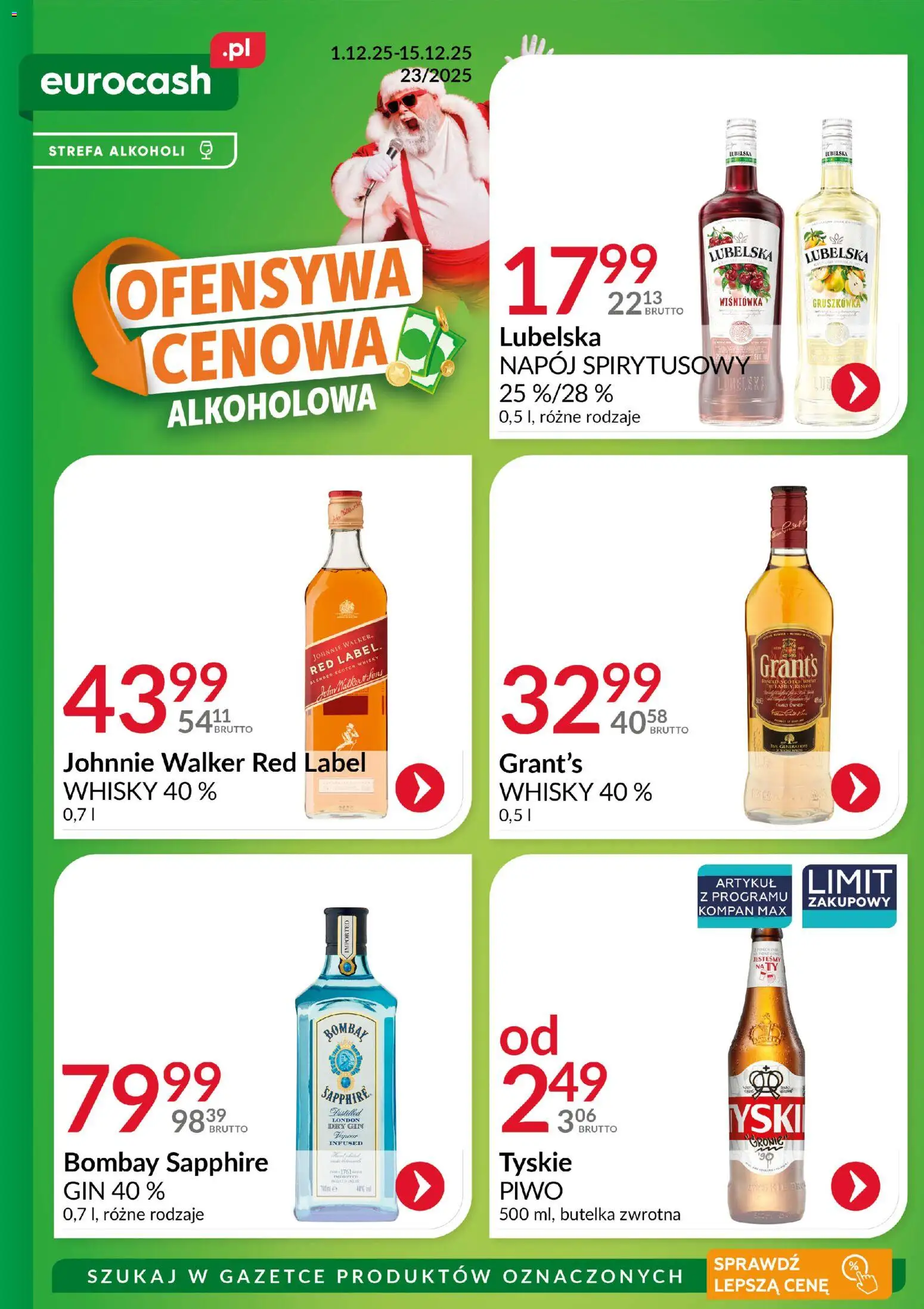 Eurocash Gazetka - Ofensywa Cenowa Alkoholowa - strona 1- ważny od 01.12.2025