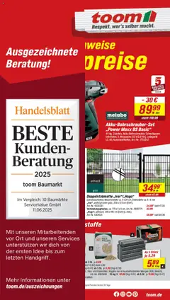 Vorschau Toom Baumarkt Prospekt 	 gültig ab 23.08.2025