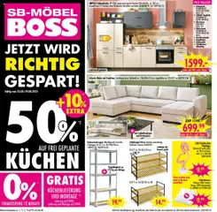 Vorschau SB Möbel Boss Prospekt 	 gültig ab 23.08.2025